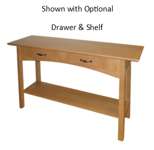 Mill Creek Sofa Table With Shelf Leisters Furniture Mill Creek 285 2 Sofa Table With Drawers And Shelf 300