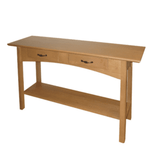 Mill Creek Collection Archives Leisters Furniture Mill Creek Sofa Table With 2 Drawers And Shelf