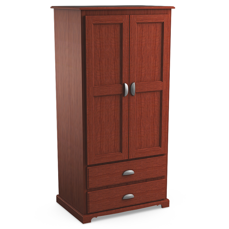 Double Wardrobe with Two Drawers Leisters Furniture