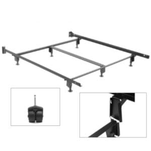 Queen Bed Frame With Rollers