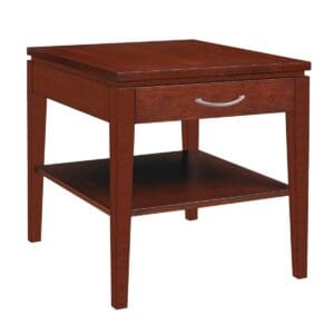 Urban Expressions: Rectangular End Table With Drawer & Shelf