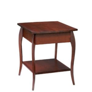 Harlo: Rectangular End Table With Shelf