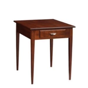 Saxony: Rectangular End Table With Drawer